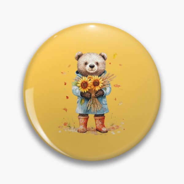 Item preview, Bear Holding Sunflowers designed and sold by briaddy.