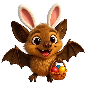 Artwork thumbnail, Easter Whiskered Bat by Sillytoe