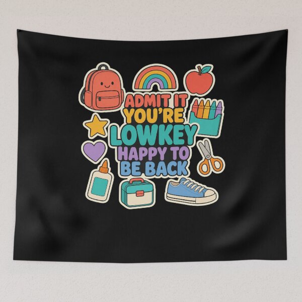 Item preview, ADMIT IT YOU'RE LOWKEY HAPPY TO BE BACK designed and sold by snowry.