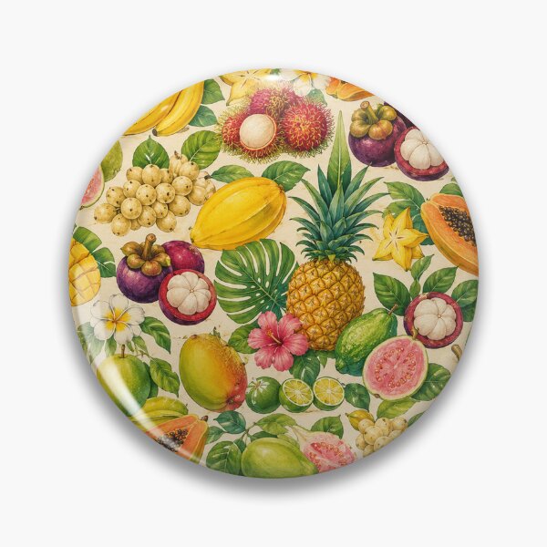 Item preview, Filipino Tropical Fruit Pattern – Colorful Philippines Fruit & Botanical designed and sold by RJACreative.