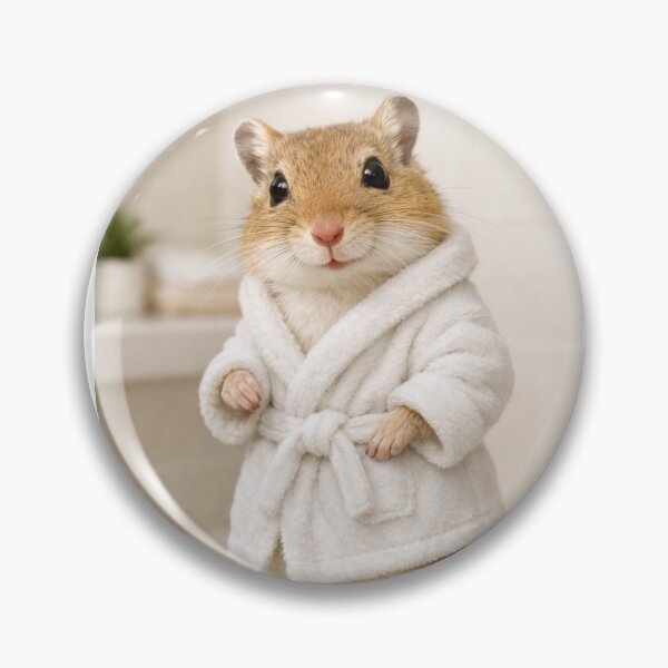 Item preview, Cozy Bathrobe Mongolian Gerbil designed and sold by Sillytoe.