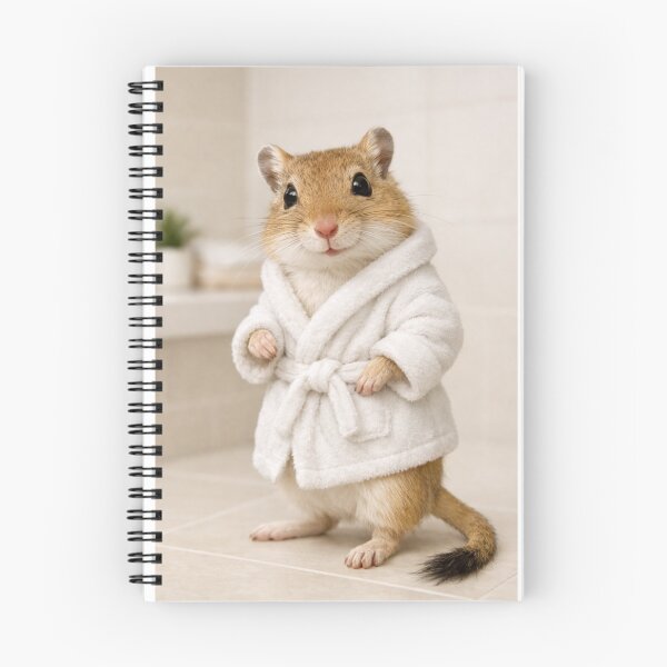 Item preview, Cozy Bathrobe Mongolian Gerbil designed and sold by Sillytoe.
