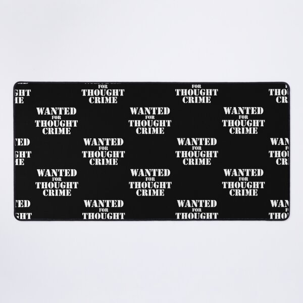 Item preview, Wanted For Thought Crime (White Print) designed and sold by GritFX.