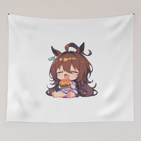 Item preview, Agnes Tachyon Uma Musume Chibi Burger Science Snack designed and sold by Dashsopaner.
