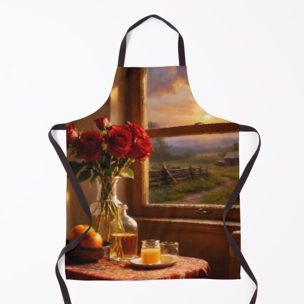 Item preview, Roses by the Window at Sunset designed and sold by Zeph1.