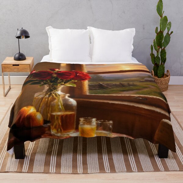 Item preview, Roses by the Window at Sunset designed and sold by Zeph1.