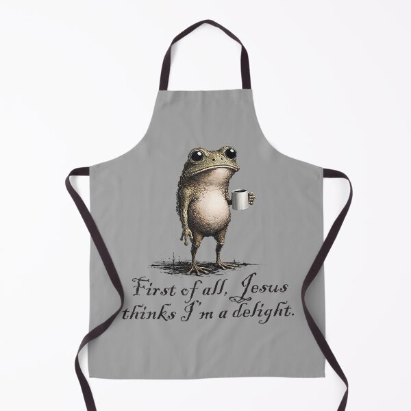 Item preview, Funny Frog Coffee First of All Jesus Thinks I'm A Delight designed and sold by GreggRoss.
