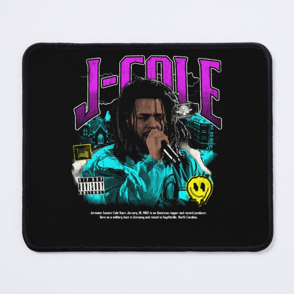 Item preview, Hip Hop Artist Holding Microphone With Neon Accents designed and sold by FlocreeperBytin.