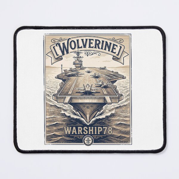 Item preview, Wolverine Warship 78 Vintage Aircraft Carrier Design designed and sold by castillomiami.