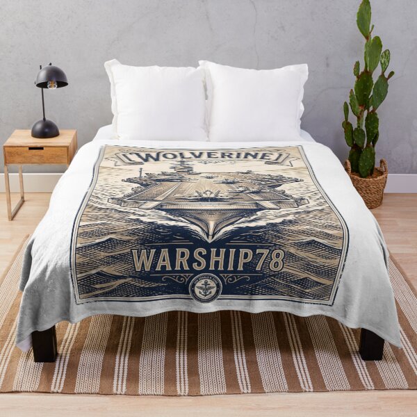Item preview, Wolverine Warship 78 Vintage Aircraft Carrier Design designed and sold by castillomiami.