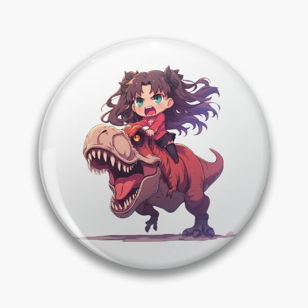 Item preview, Rin Tohsaka Fate Stay Night Fierce Dinosaur Charge designed and sold by Dashsopaner.