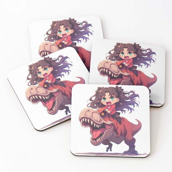 Item preview, Rin Tohsaka Fate Stay Night Fierce Dinosaur Charge designed and sold by Dashsopaner.