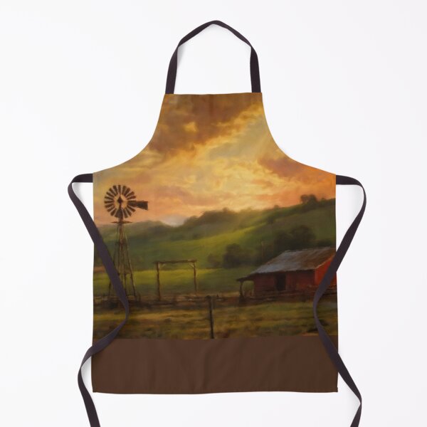 Item preview, Old Farm Windmill at Sunset designed and sold by Zeph1.