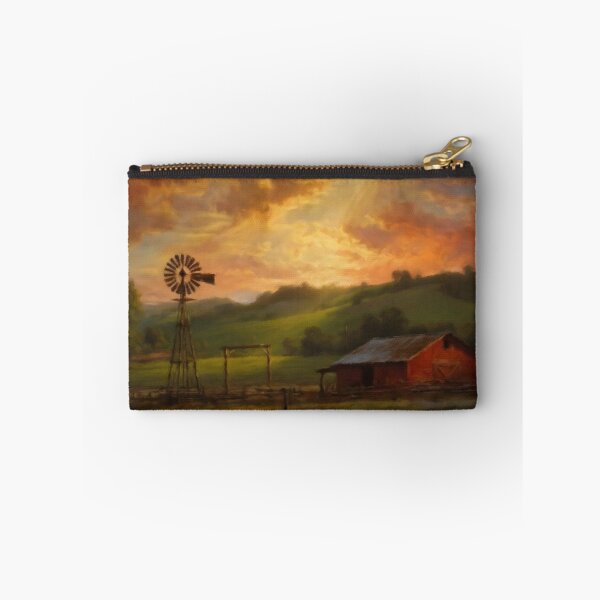 Item preview, Old Farm Windmill at Sunset designed and sold by Zeph1.