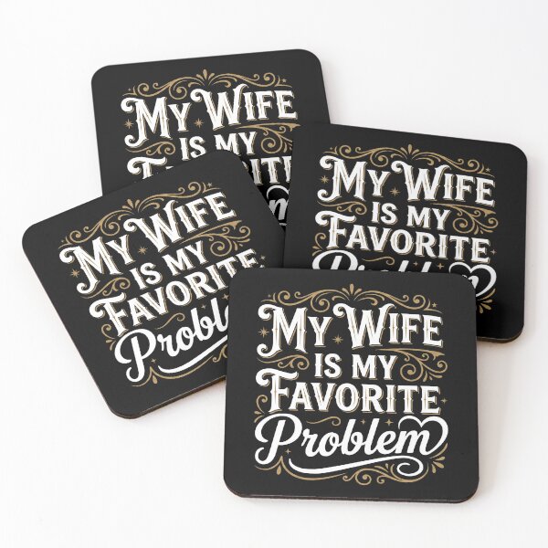 Item preview, My Wife is My Favorite Problem Funny Husband designed and sold by hemagamo.