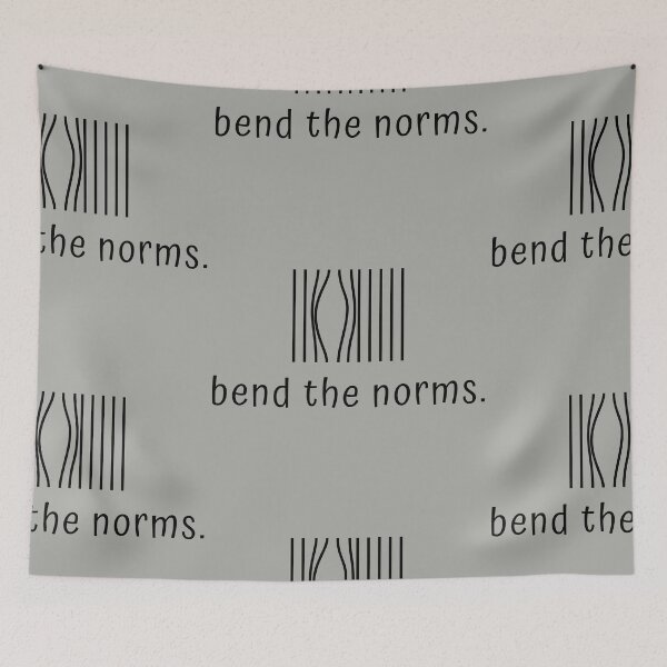 Item preview, Bend the Norms Barcode Statement designed and sold by ILU31.