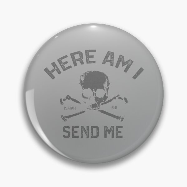 Item preview, Here Am I Send Me Isaiah 6 8 Skull Christian Faith designed and sold by GreggRoss.