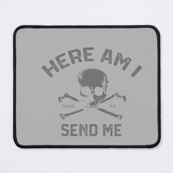 Item preview, Here Am I Send Me Isaiah 6 8 Skull Christian Faith designed and sold by GreggRoss.