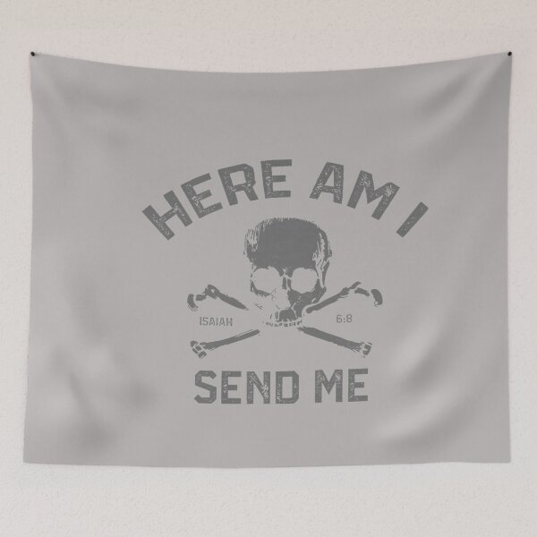 Item preview, Here Am I Send Me Isaiah 6 8 Skull Christian Faith designed and sold by GreggRoss.