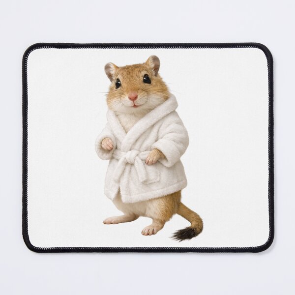Item preview, Relaxing Bathrobe Mongolian Gerbil designed and sold by Sillytoe.