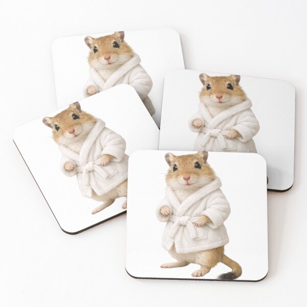 Item preview, Relaxing Bathrobe Mongolian Gerbil designed and sold by Sillytoe.