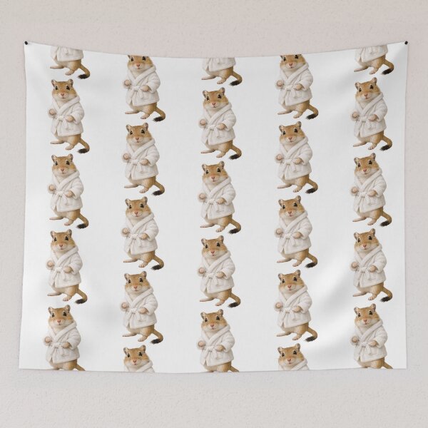 Item preview, Relaxing Bathrobe Mongolian Gerbil designed and sold by Sillytoe.