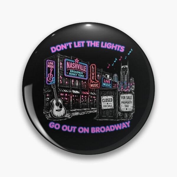 Item preview, Don’t Let the Lights Go Out on Broadway Nashville TN designed and sold by DesignsForThee.