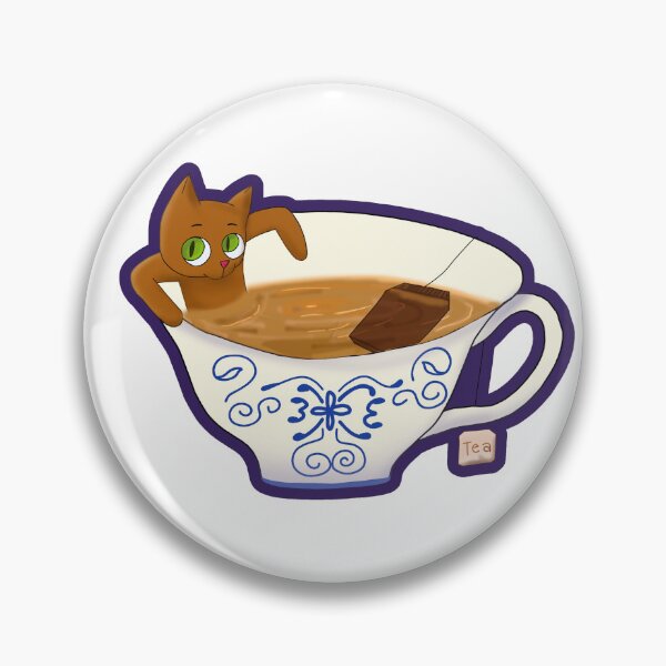 Item preview, Tea cat designed and sold by LunaSparkle-.