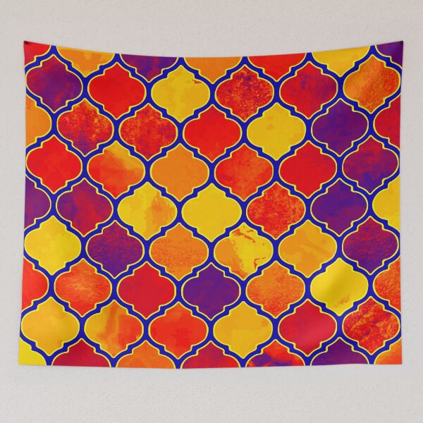 Item preview, Multicoloured Moroccan Tiles Six designed and sold by Totaldannation.