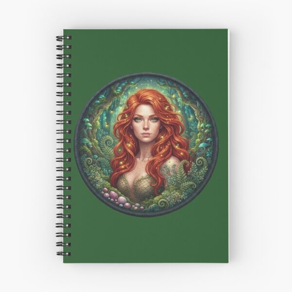 Item preview, Redhaired Forest Nymph Portrait Fantasy Art designed and sold by Azurart2.