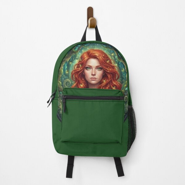 Item preview, Redhaired Forest Nymph Portrait Fantasy Art designed and sold by Azurart2.