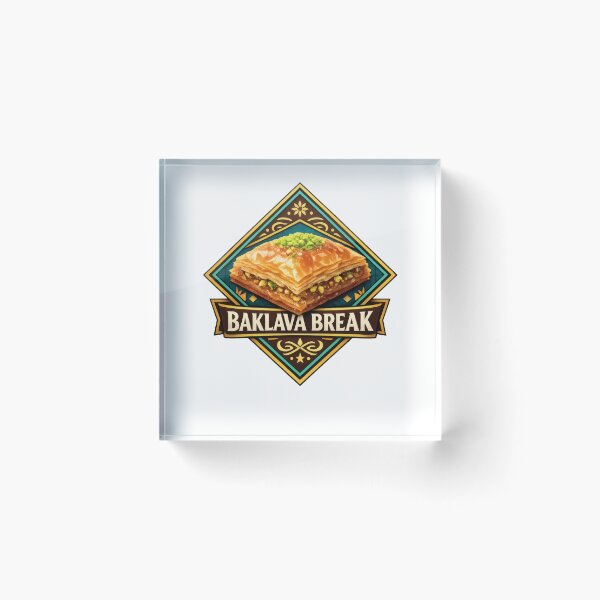 Item preview, Baklava Break Geometric Balkan Food designed and sold by OfficialBalkan.