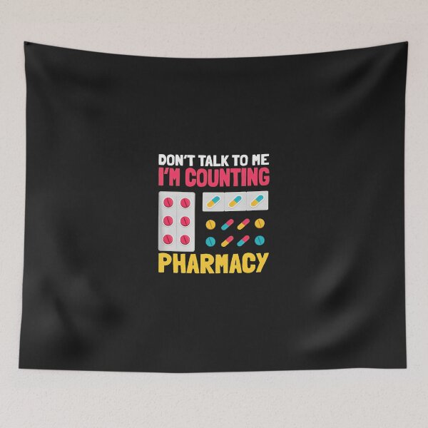 Item preview, Don't Talk To Me I'm Counting Pharmacy Humor designed and sold by zlezctata.