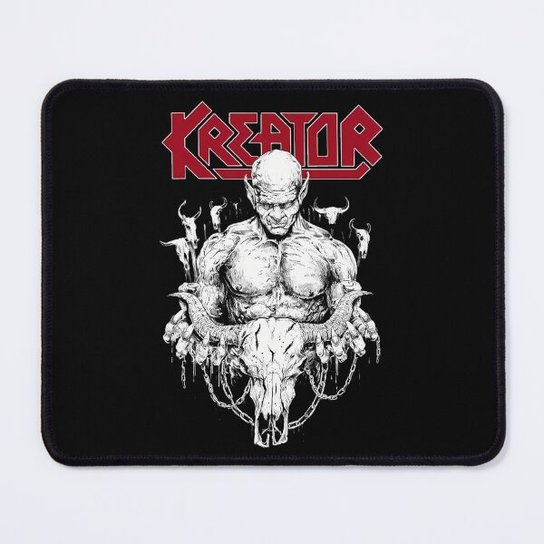 Item preview, Kreator Band Inspired Demon Holding Ram Skull designed and sold by StuartMooreArt.