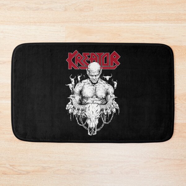 Item preview, Kreator Band Inspired Demon Holding Ram Skull designed and sold by StuartMooreArt.
