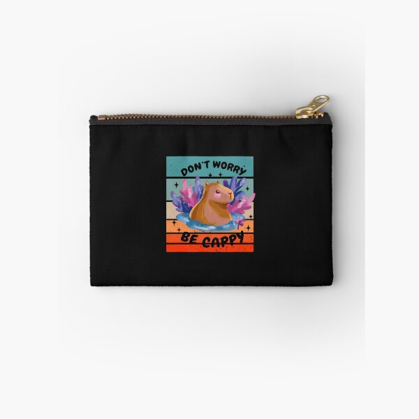 Item preview, Don't Worry Be Cappy Capybara Retro Sunset designed and sold by xqklwnyqv.