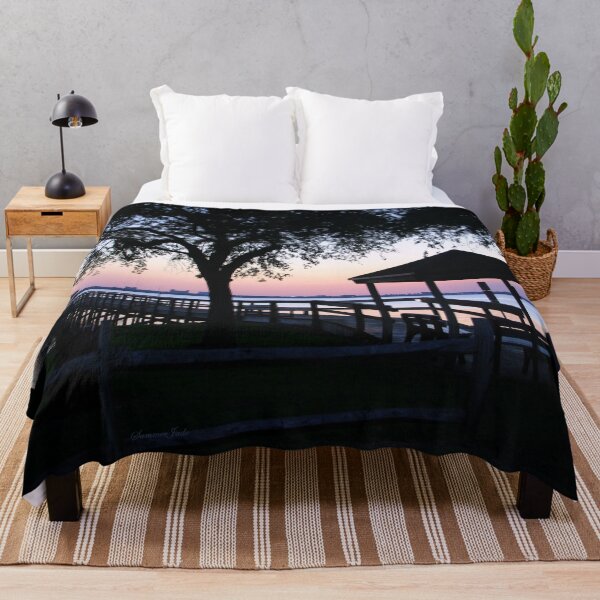 Item preview, Florida Fishing Pier at Twilight designed and sold by SummerJade.