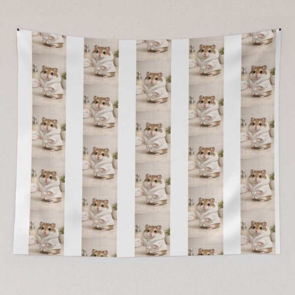 Item preview, Cozy Bathrobe Roborovski Hamster designed and sold by Sillytoe.