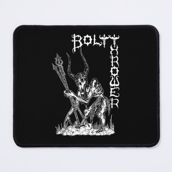 Item preview, Horned Skeleton Creature Holding Trident On Pile Of Skulls designed and sold by Bewtm12.