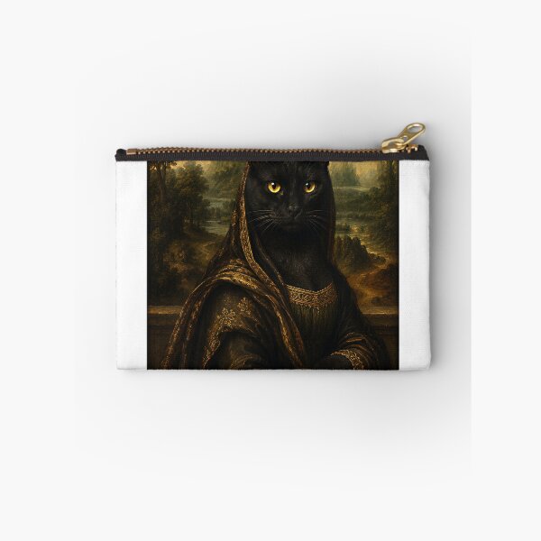 Item preview, Mona Lisa Black Cat Portrait designed and sold by IRONFRAME.