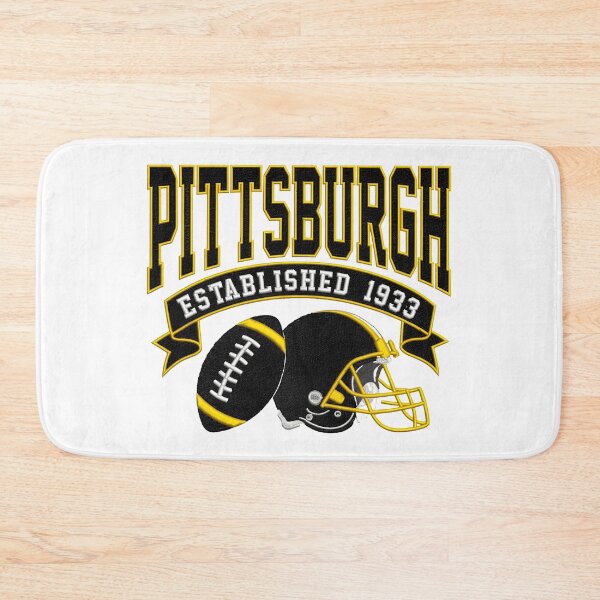 Item preview, Pittsburgh Established 1933 Football and Helmet Vintage Badge Design designed and sold by HeatherCr43531.