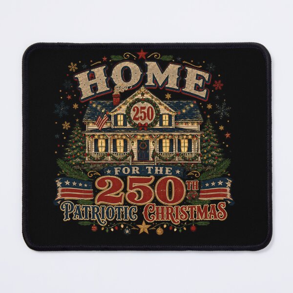 Item preview, Home For The 250th Patriotic Christmas Vector T-Shirt Design - USA 250 Anniversary Vintage Farmhouse Holiday Graphic designed and sold by Rabu10.