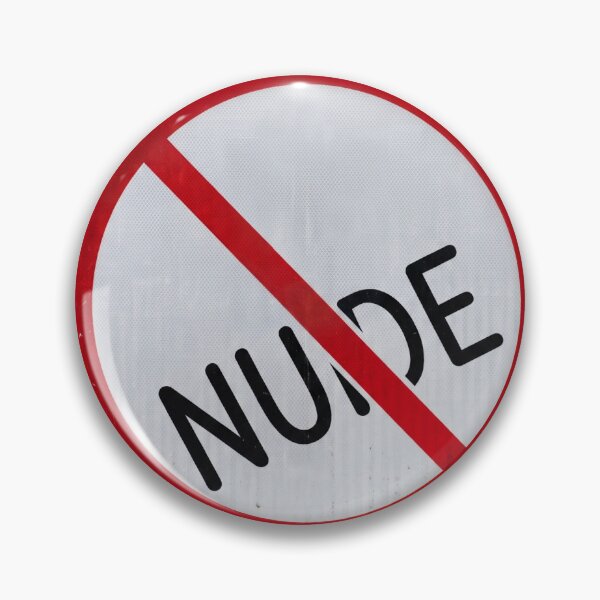 Item preview, Prohibited Nude sign designed and sold by marcinhoriginal.