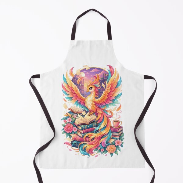 Item preview, Kawaii Phoenix Book Lover | Magical Reading Bird designed and sold by HOUSE OF VMH.