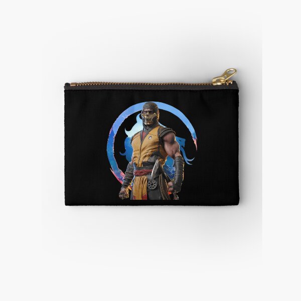 Item preview, Masked Yellow Ninja Standing In Front Of Blue Dragon Crest designed and sold by BMTDesign.