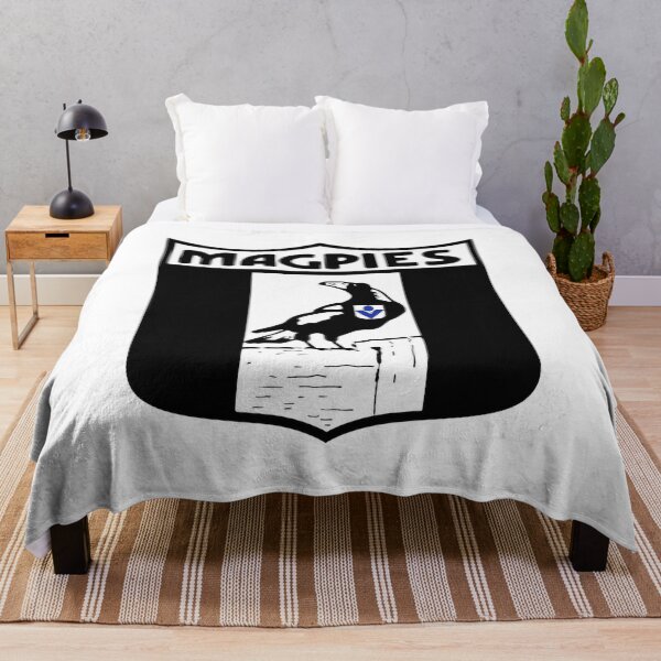 Item preview, Mighty Magpies Retro Logo Drawing designed and sold by Luke Foran Sports Art.