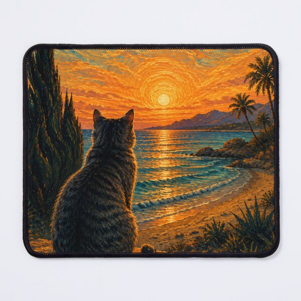 Item preview, Sunset and the Cat designed and sold by IRONFRAME.