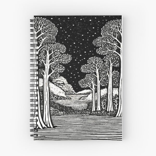 Item preview, Forest Woodcut designed and sold by ViaARTfactory.