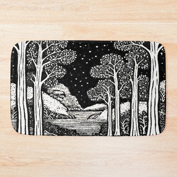 Item preview, Forest Woodcut designed and sold by ViaARTfactory.
