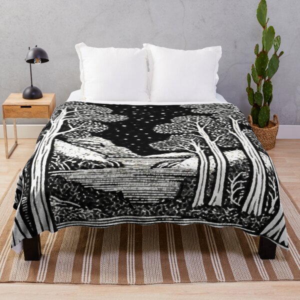 Item preview, Forest Woodcut designed and sold by ViaARTfactory.
